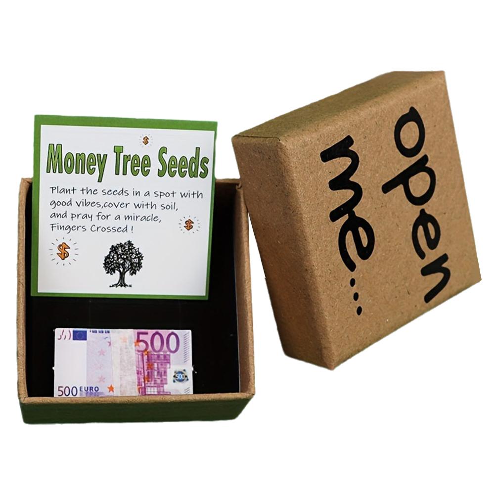 

Long Distance Relationship Gift Open Me Money Tree Seeds Prank Gift Box For Birthday, Office Party, Christmas Valentines Gifts