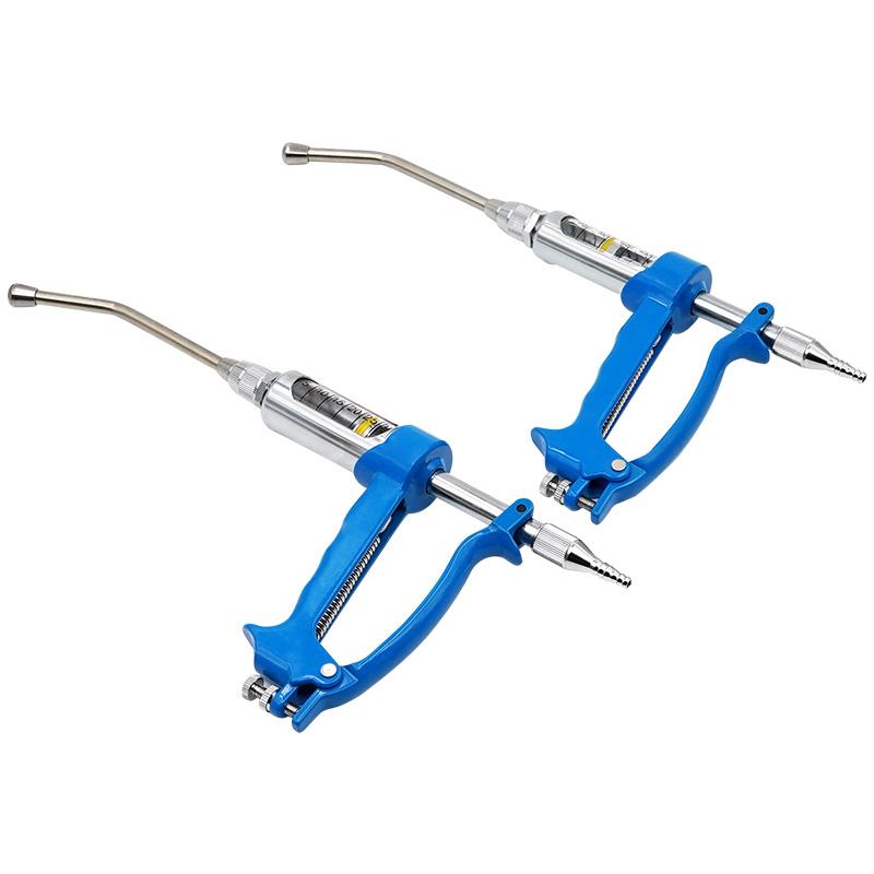 5/10/20/30/50ml Veterinary Metal Feeding Gun Continuous Drench Gun Sheep Cow Pig Goat Livestock Drenching Medication dispenser