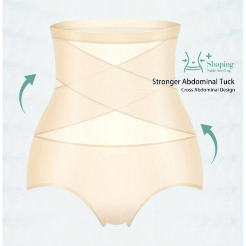 Women High Waist Seamless Tummy Control Breathable Thin Body Shaping Shapewear Pants