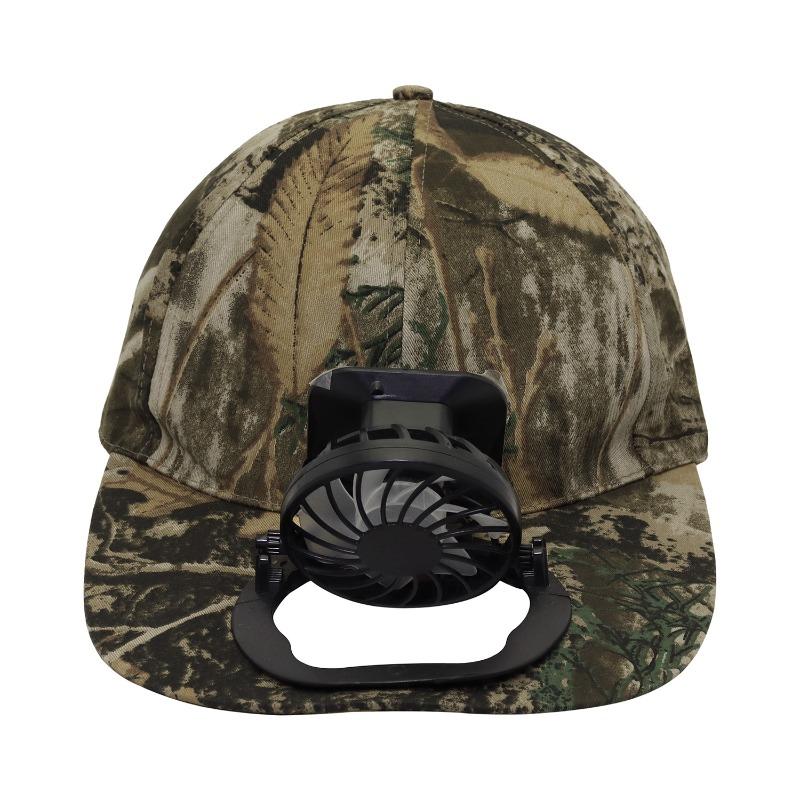 Solar Fan Hat Men's Outdoor Mountaineering Fishing UV Protection Shade Cap Hat with Fan