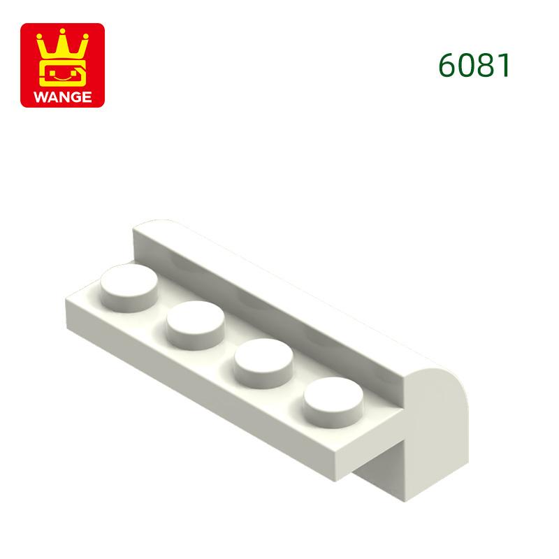 44Pcs/lot 6081Corner 4Hole Slope Curved 2x4x1 1/3 featuring Top Block Moc Colour Accessories Works With featuring Brick Kids Toy