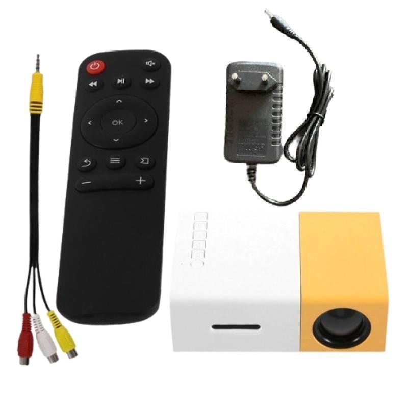 Compact Led Yg300 Home Office Mini Projector With 1080p Hd Resolution And 3d Capability