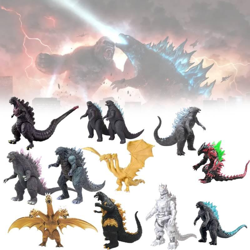 Majestic Godzilla Monster King Ghidorah Colossal Action Figure Toy Model Collectible