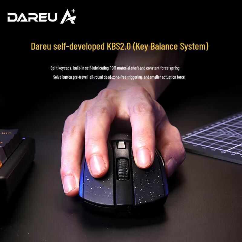 Dareu A950 Tri-Mode RGB Lightweight Gaming Mouse with Charging Dock