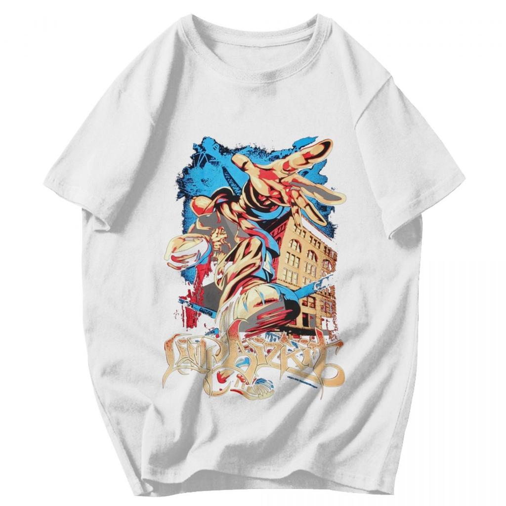 Herren T-Shirt 2025 Limp Bizkit Band Trendig Einzigartig Y2K Grafik Anime Unisex Kleidung T-Shirts