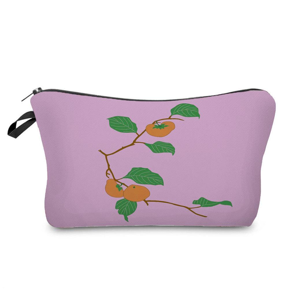 Women Flower Print Cosmetic Bag Toiletries Organize Travel Storage Case 6764