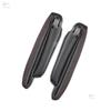 For Land Rover Freelander 2 2007 -2012 2013 2014 2015 2pcs Car Side Seat Armrest Handle Leather Cover Protect Black-red Line