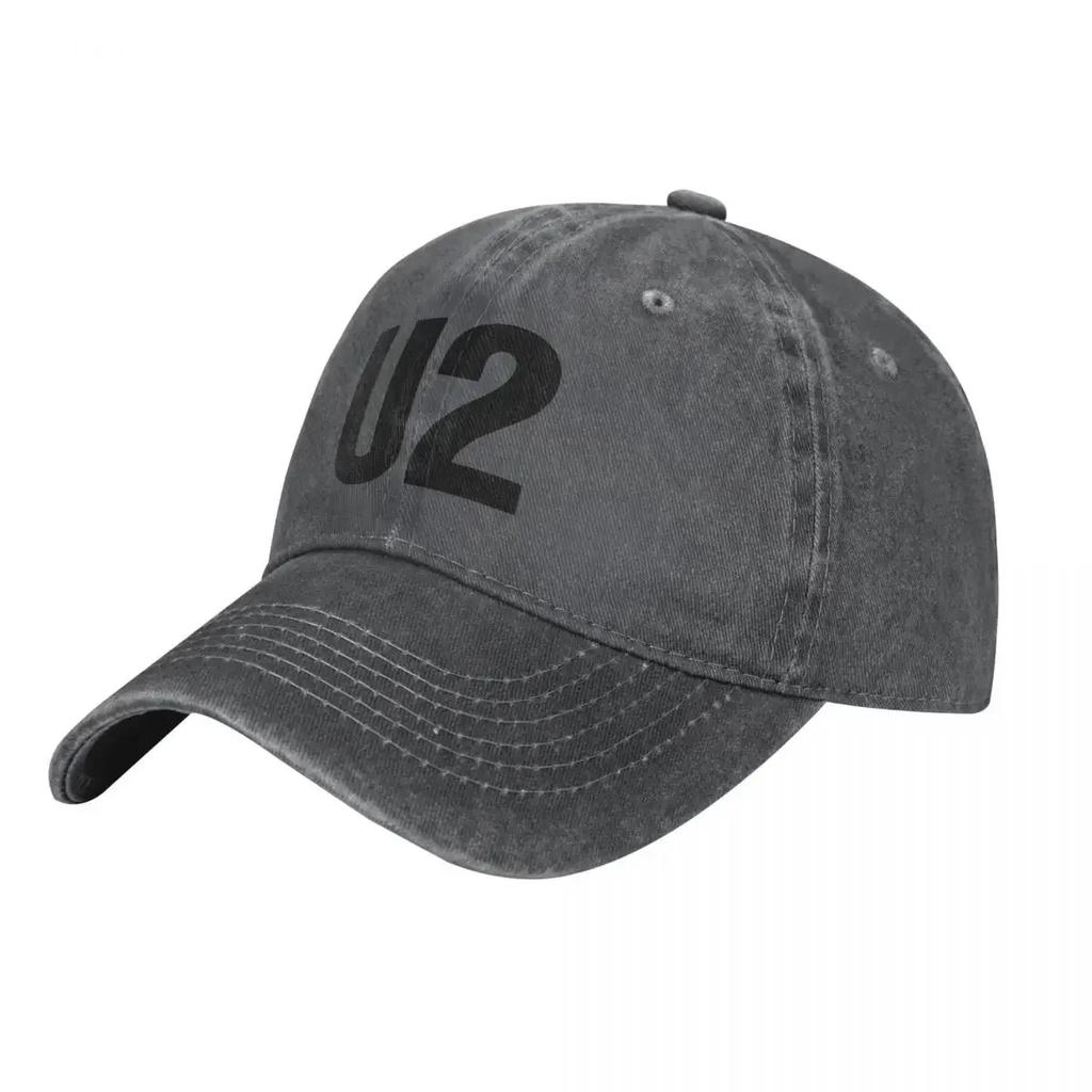 U2 Band Washed Baseball Cap Popular Logo Cute Hip Hop Hats Spring Women Outdoor Custom Baseball Caps