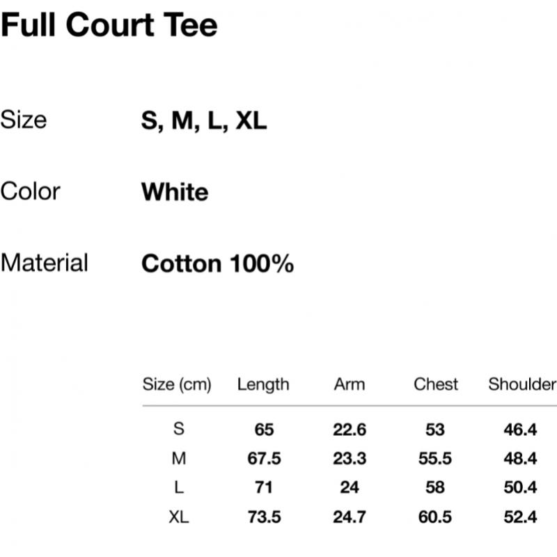 ThIs Is Never That Full Court Tee White