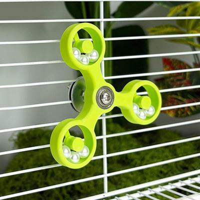 Jouet Interactif Perroquet Jouet Cage à Oiseaux pour Perroquets Jouets Rotatifs pour Stimulation Mentale et Divertissement Jouets d'Oiseaux Rotatifs