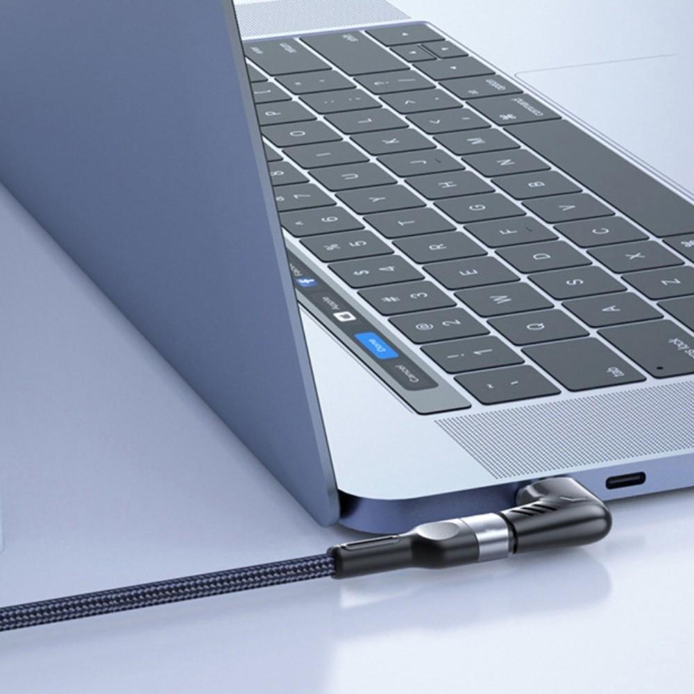 90stupňový magnetický USB Type C adaptér 120W napájecí úhlový magnetický adaptér Připojení zařízení