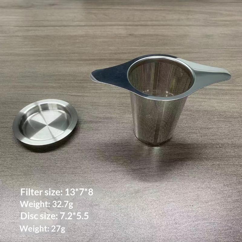 1Pcs Reusable Tea Leak Stainless Steel Filter Coffees Infuser Basket Tea Strainer Teapot Cup Filter Multi- Teapot Infuser Leak