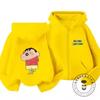 Popular Zipper Hoodie Kawaii Cartoon Print Autumn Trendy Children Wear Crayon Shin Chan 3 14 Years