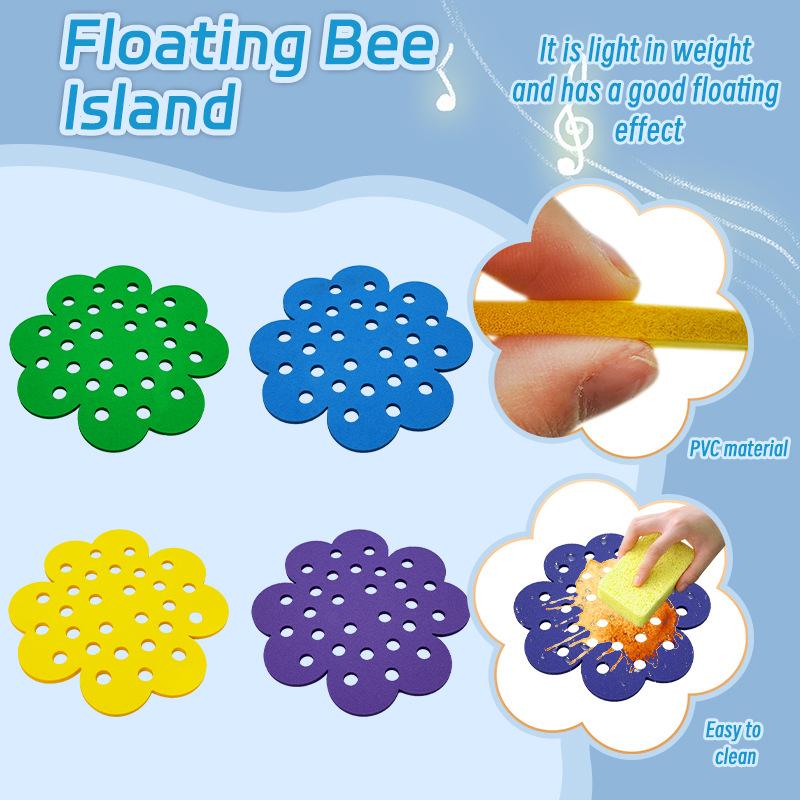 Floating Bee Island Bee Butterfly Drinking Station Tray Insect Drinker Outdoor Garden Decorations