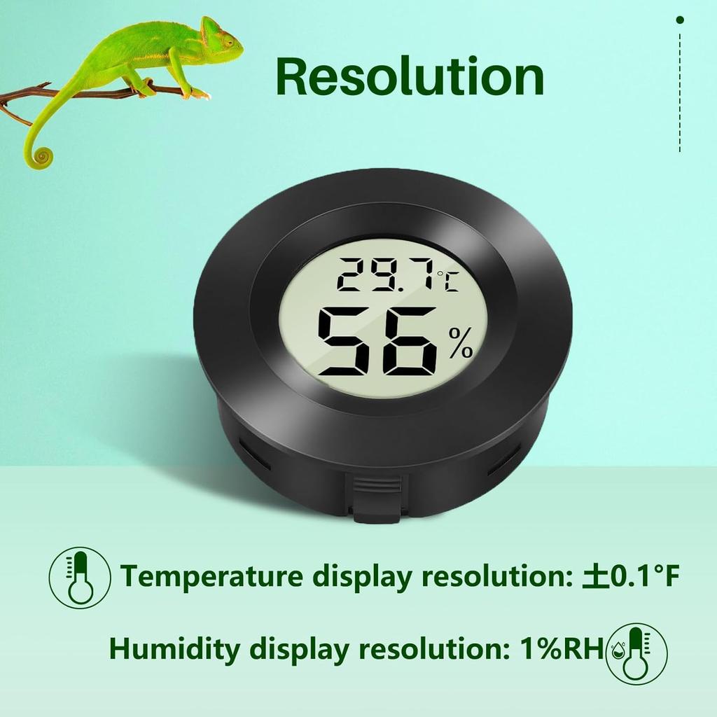 1pcs Mini LCD Digital Thermometer & Hygrometer -50°C to +70°C Temperature & Humidity Meter for Fridge Freezer Testing