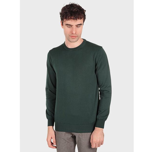 Evenemen Round Neck Sweater Green