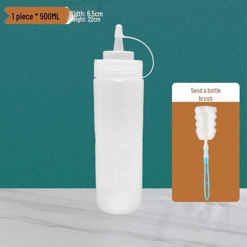 ZISIZ Food-Grade Silicone Squeeze Condiment Bottle
