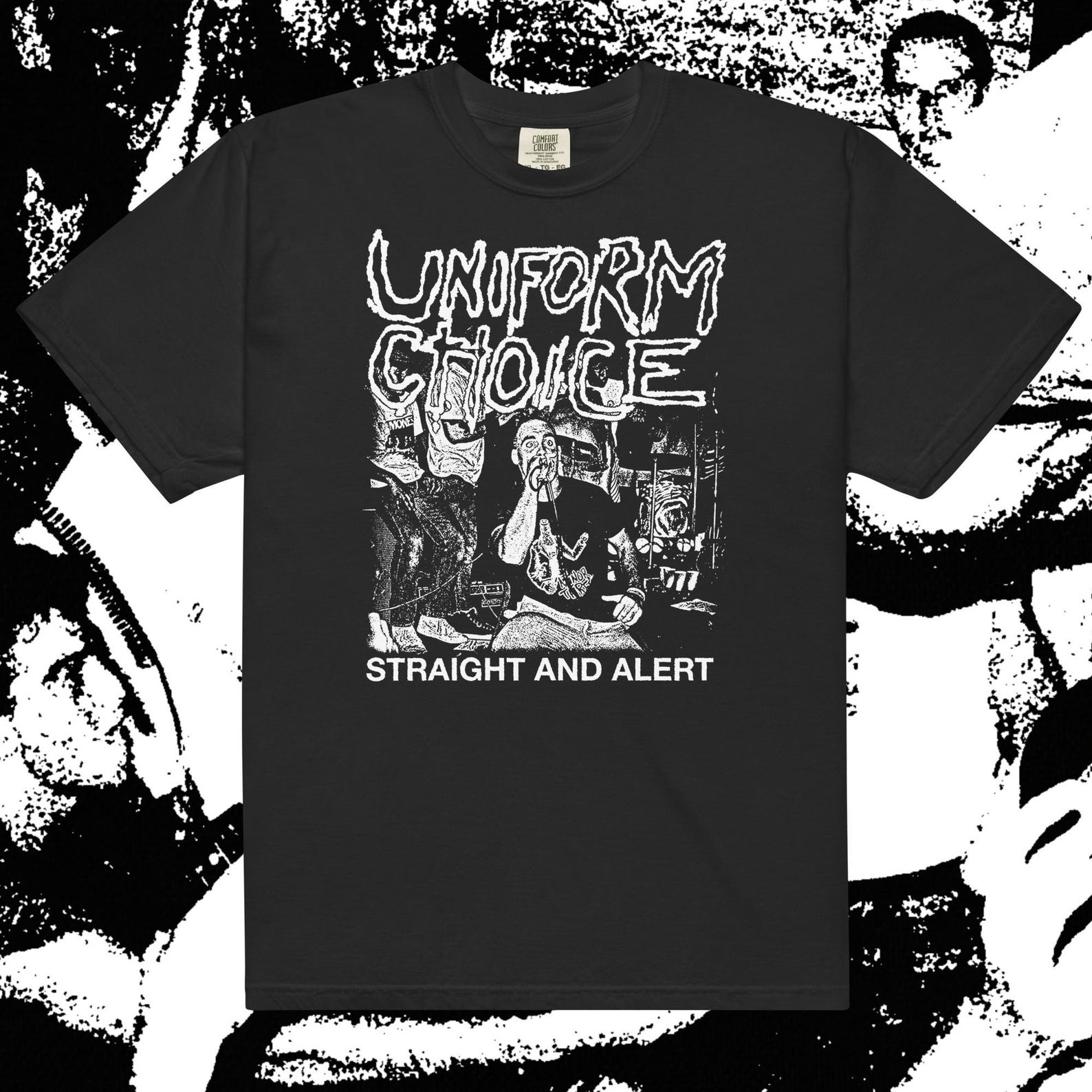 Uniform Choice: Hardcore Punk Straight Edge Comfort Colors T-Shirt 3XL