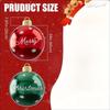 2pcs 60cm Inflatable Christmas Balls Outdoor Yard Large PVC Inflatable Balls Set XMAS Ornaments Christmas Party Decorations 2025