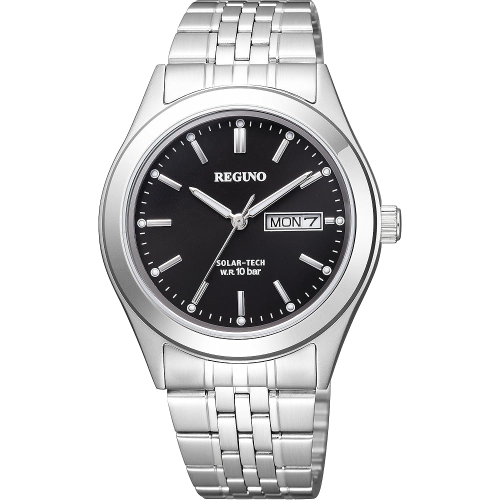 [CITIZEN] REGUNO Watch (Solar-Powered/Water-Resistant/Simple) KM1-113-51 SolarTech Men s Business...