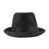 Men's Summer Straw Fedora Sun Hat - Outdoor Sunshade Beach Bowler Hat