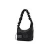 New Champion Fabric Shoulder Bag Unisex Black/Milk White/Medium Blue Denim U5AACPU32