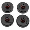 4x For Tesla Model 3 Model S Model X Model Y Car Jack Pad Adapter Rubber Battery & Chassis Protection Black For Lifting Support