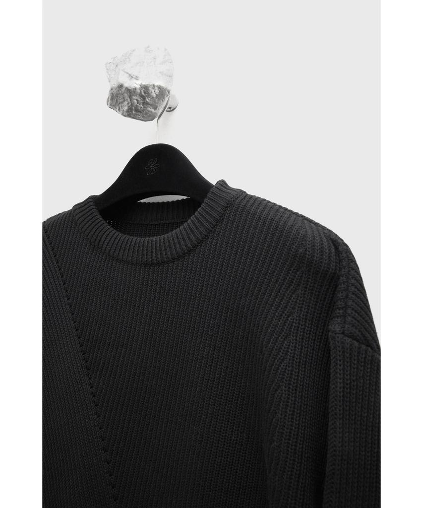 YOUTH Irregular Sweater - Black