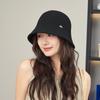 Hat Women's Summer Sunscreen Bucket Hat Bucket Hat Small Thin Knitted Solid Color Simple Versatile Basin Hat