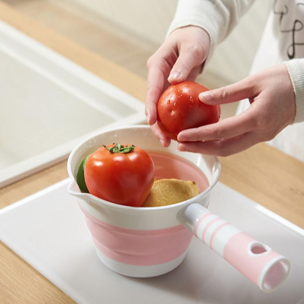 

Прочный, экономящий место складной ковш для воды, ложка для ванны, черпак для воды