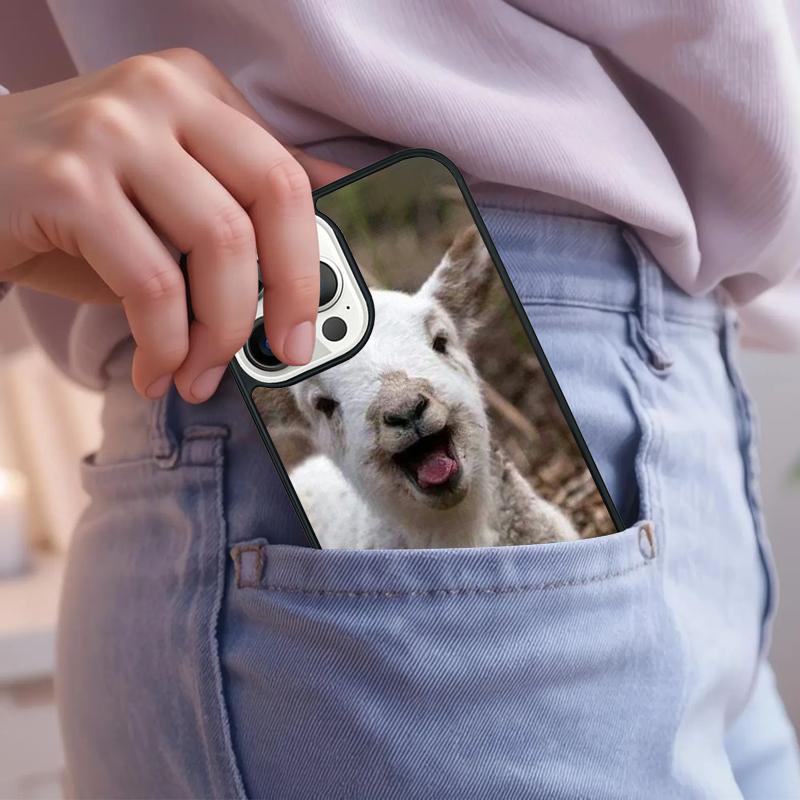 Cute Baby Pygmy Goat Phone Case For iPhone 17 Air 15 16e 14 13 Pro Max Coque 12 11 Pro Max PLUS Cover