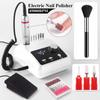 New 204 Portable Electric Nail Drill & Manicure Set with Dust Brush