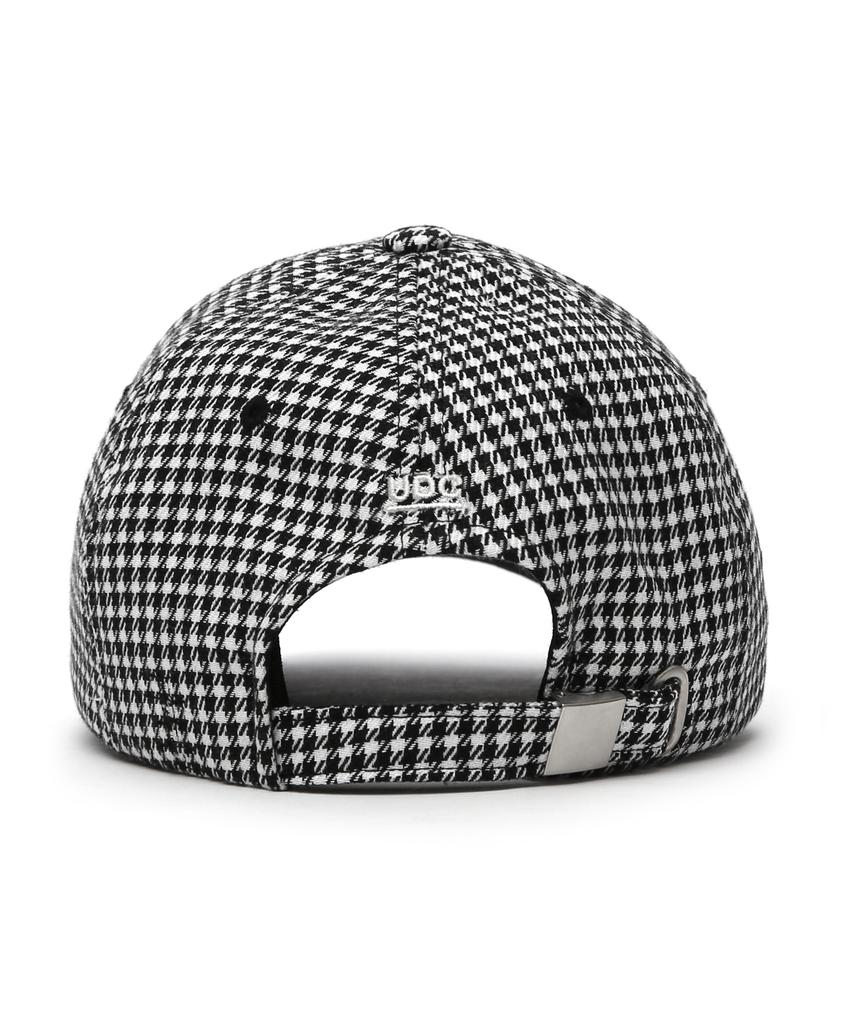 Eondeokeonteulol Houndstooth Check Logo Ball Cap Union Udc / Authentic B B / Mono Hound