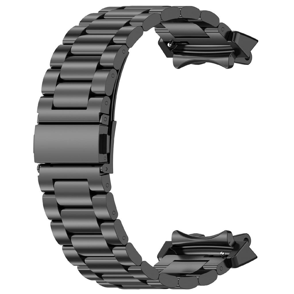 Watch Band for Huami Amazfit T-Rex 3 A2322 Titanium Alloy 3-Bead Wrist Strap