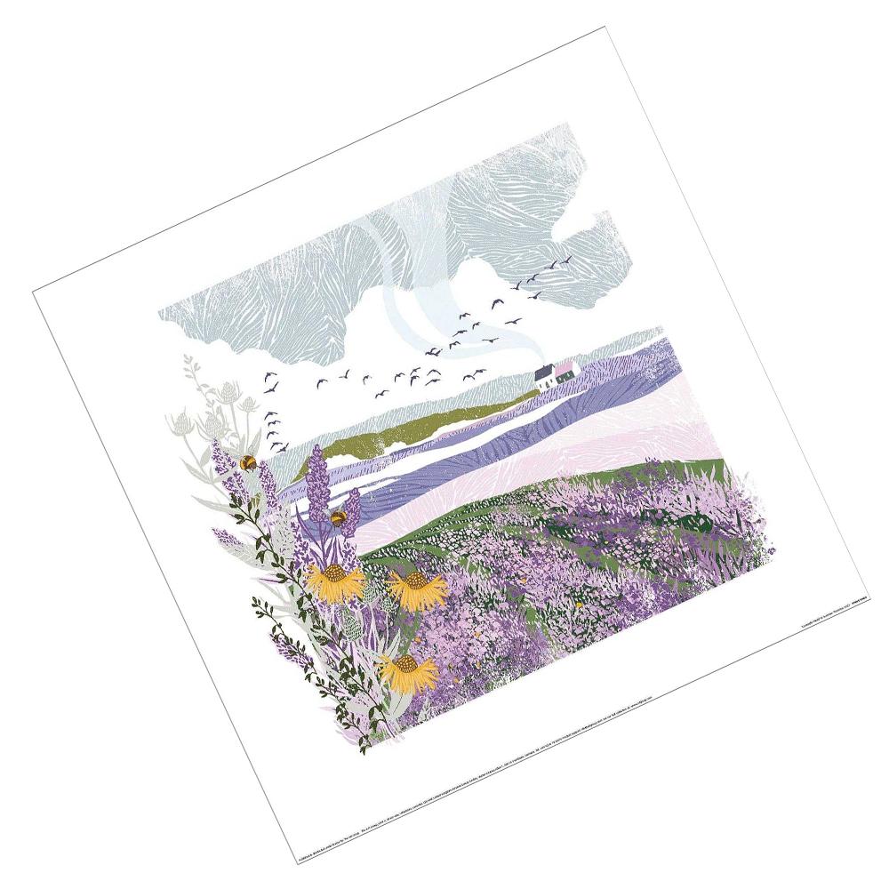 Summer Thornton Lavender Field Print