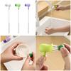 Creative Bendable Straw Brush Stainless Steel Multi Purpose Scrubber For Narrow Spaces Home Kitchen Cleaning Tool