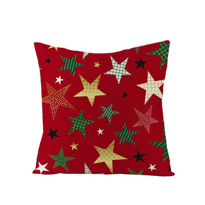 Premium Quality 18" Christmas Cushion Cover In Eco-friendly Linen For Holiday Decor