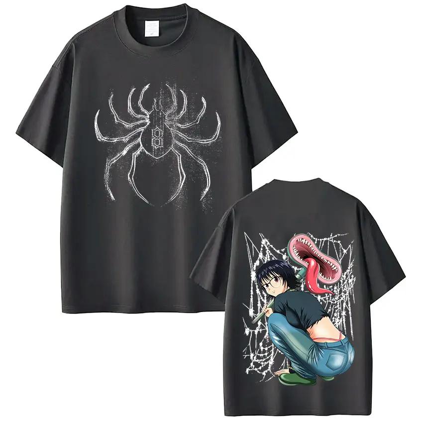 Customization Anime Hunter X Hunter Shizuku Spider Troupe Phantom T Shirt Unisex Unisex Clothing Fashion Harajuku Tshirt Oversized