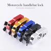 1pc Outdoor Safety Locks Motorcycle Handlebar Grip Street Security It Scooter Atv Dirt Bikes Auto Helmet Lock