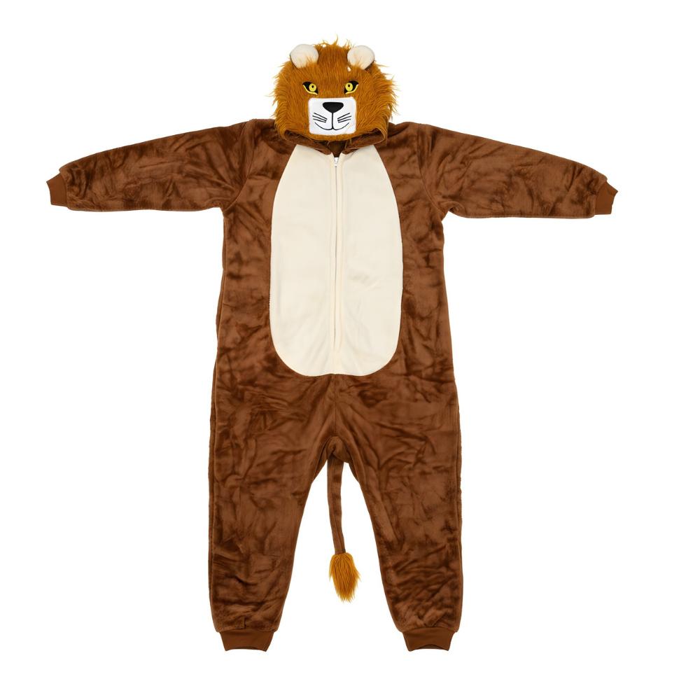 Piżama Onesie Kigurumi Kostium Przebranie Lew Xxl: 185 - 195Cm