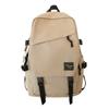 Schoolbag wholesale backpack trend simple outdoor couple backpack male large capacity junior high school high school college student schoolbag