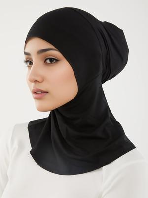 Nakrycie Szyi Czapka Hijab Modalowa Podstawowa Czapka Islamska Z Wiązaniem Z Tyłu Czepiec Natychmiastowe Hidżaby Dla Kobiet Tureckie Chusty Muzułmańska Opaska Turbana Bandana
