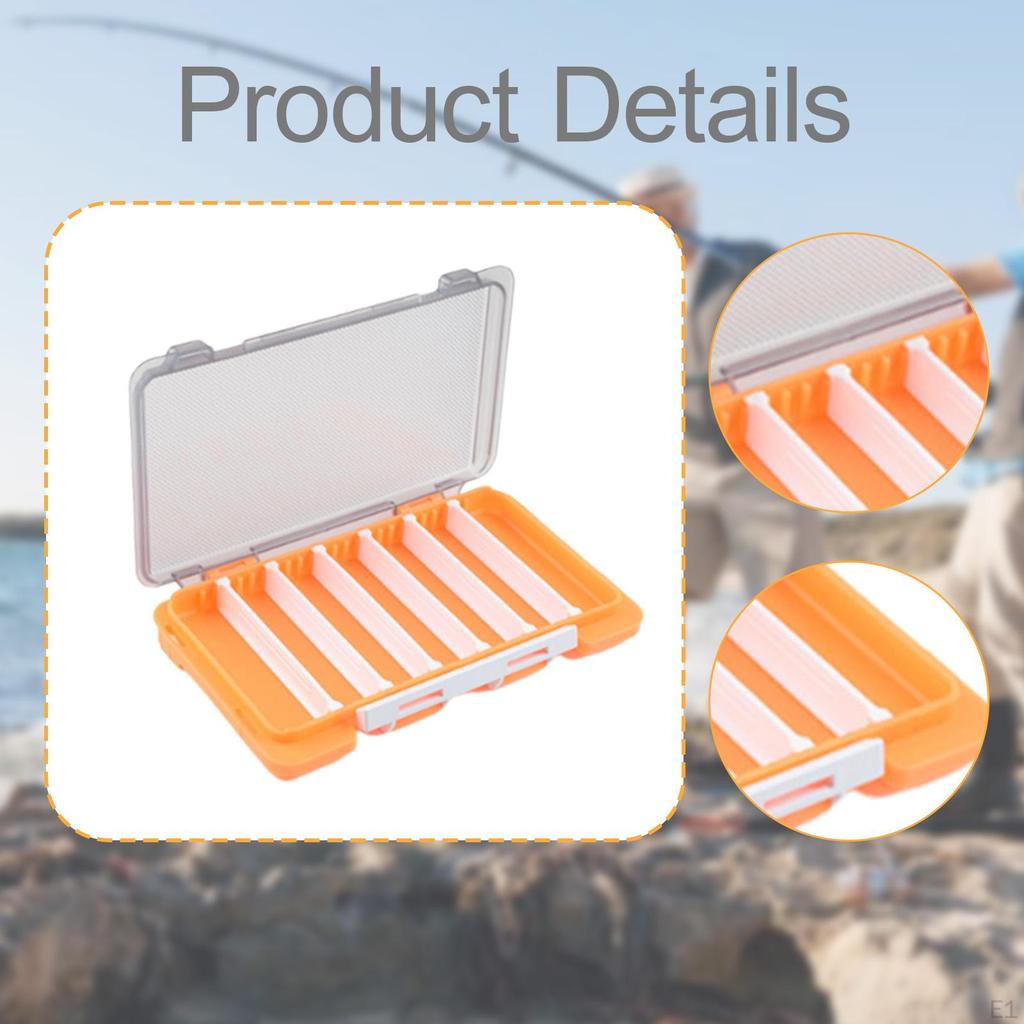 Oboustranný rybářský box na náčiní Návnada Lehký držák Praktický organizér na uložení nástrah