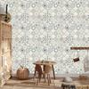 Colorful Moroccan Mosaic Wallpaper for Living Room and Bedroom 50x1000