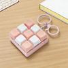 9 Keys Keyboard Fidget Toy Keychain Stress Relief Toys Finger Button Game Antistress Keycap Pendant For Children Adults Gift
