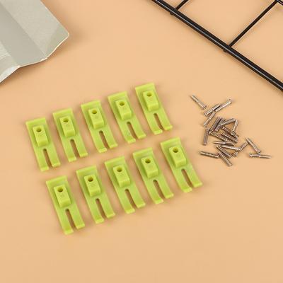 10Pcs Mt-18 Teflon Presser Foot Lockstitch Sewing Machine Special Wear-Resistant Presser Foot Base Plate Presser Plate