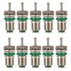 TOAURDA Air Conditioner Valve Core R134A Car Air Conditioner 10pcs Replacement Auto Air Conditioning