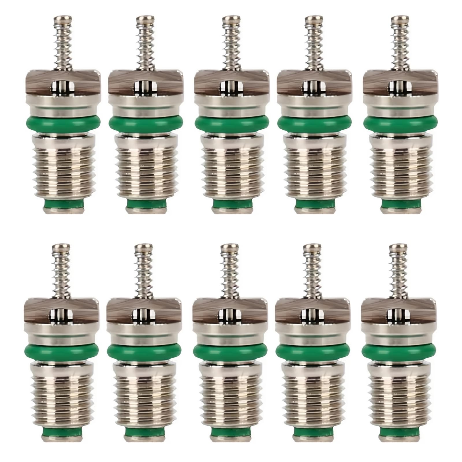 

TOAURDA Air Conditioner Valve Core R134A Car Air Conditioner 10pcs Replacement Auto Air Conditioning