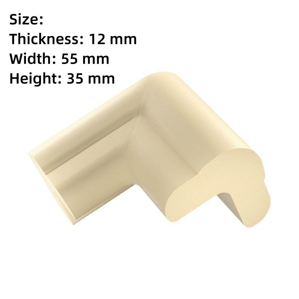 10pcs Soft NBR Furniture Edge Bumpers Impact-Resistant Safety Table Protectors For Toddlers