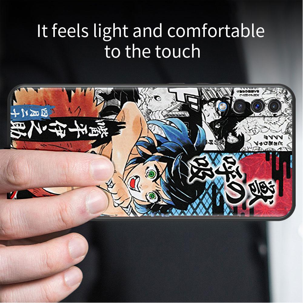 Mjukt Fodral För Samsung Galaxy Note 20 Ultra 10 Plus Lite A50 A70 A20 A40 A20e 9 8 A60 A10e Mobilskal Anime Demon Slayer Kimetsu